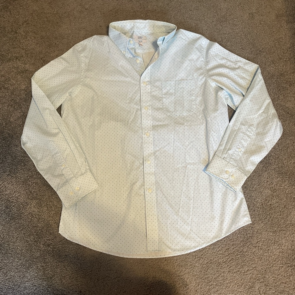 Croft & Barrow Light Blue Casual Button Down Shirt